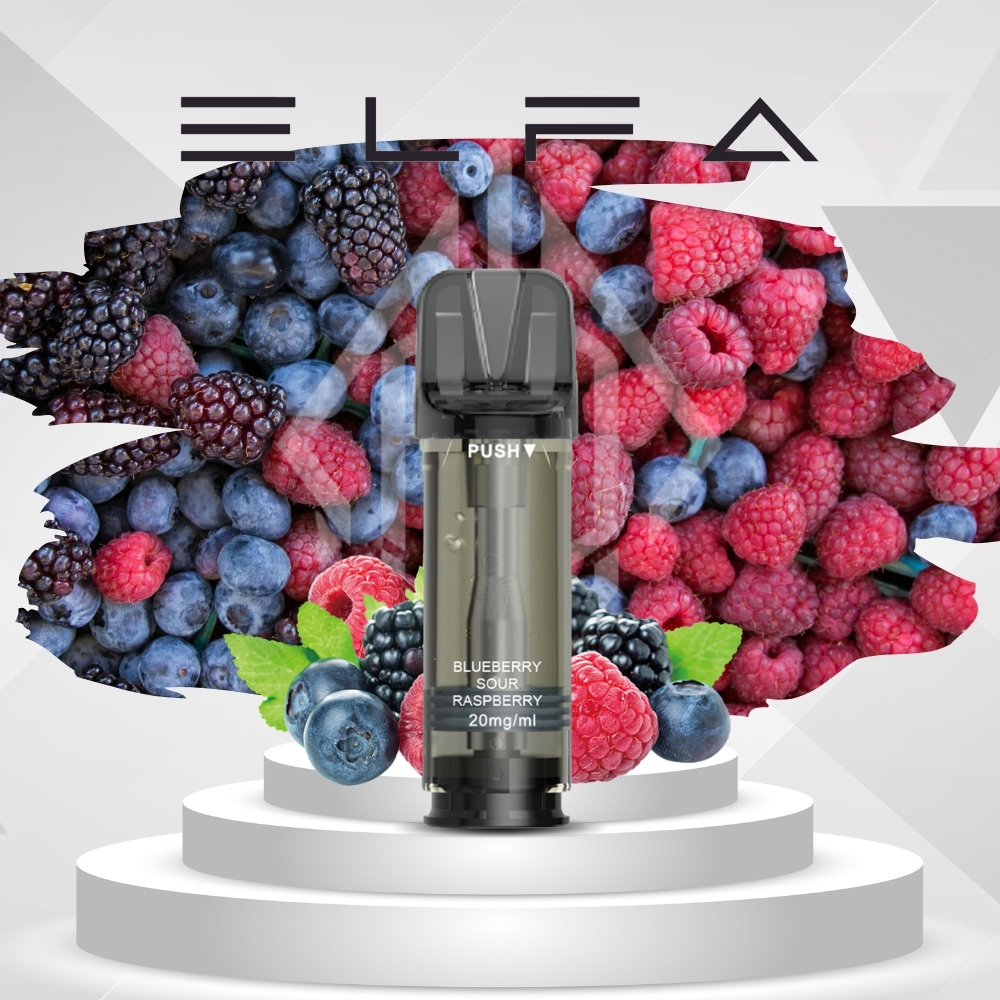 ELFBAR ELFA Blueberry Sour Raspberry 20mg Nikotin 2er Pack