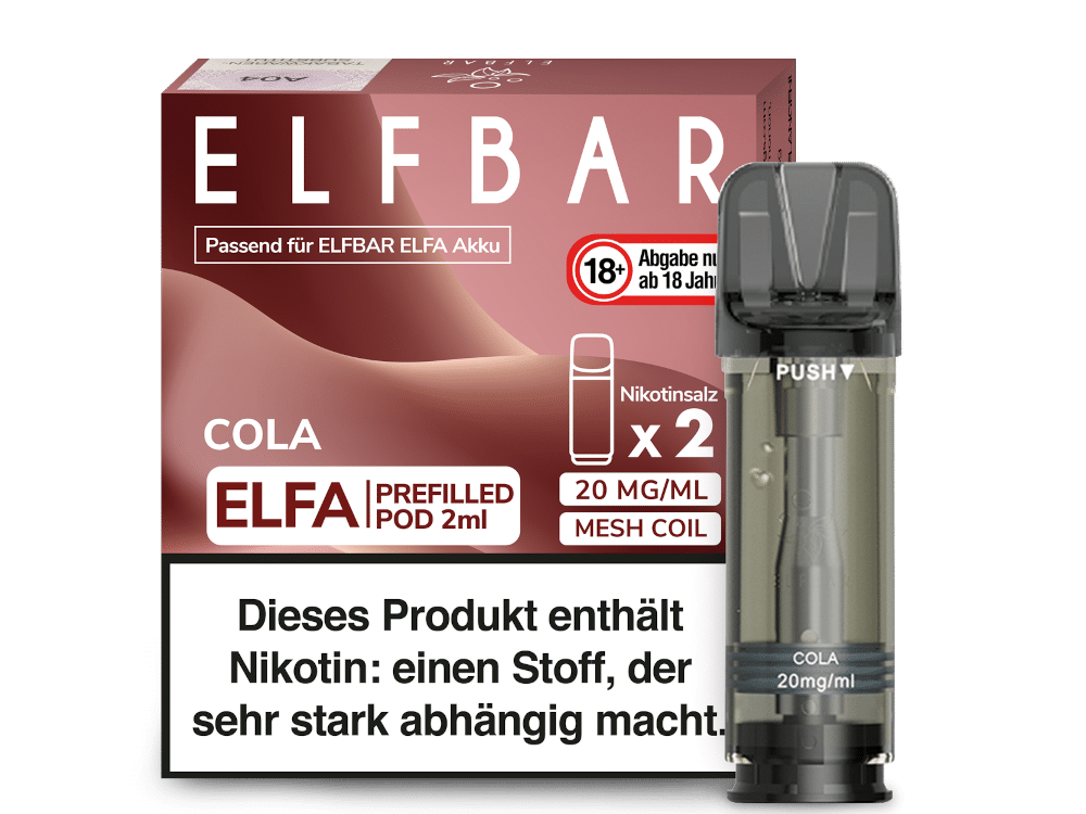 ELFBAR ELFA Cola 20mg Nikotin 2er Pack