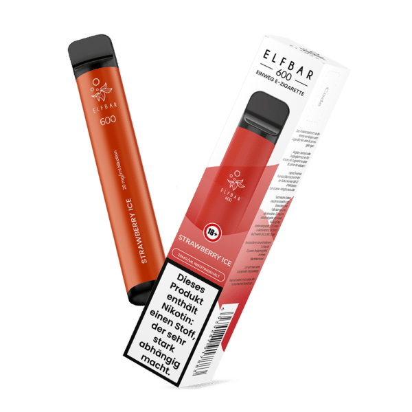 ELFBAR 600 Strawberry Ice 20mg Nikotin
