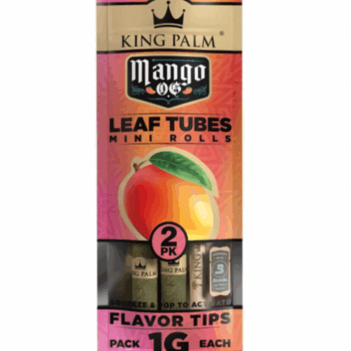 King Palm Leaf Tubes Mini Rolls - Mango