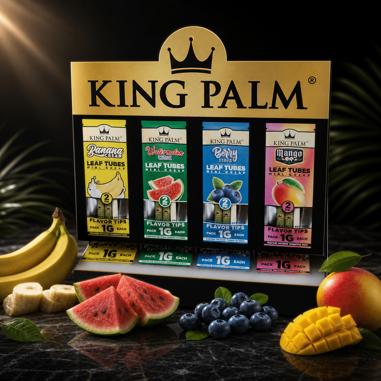 King Palm Leaf Tubes Mini Rolls