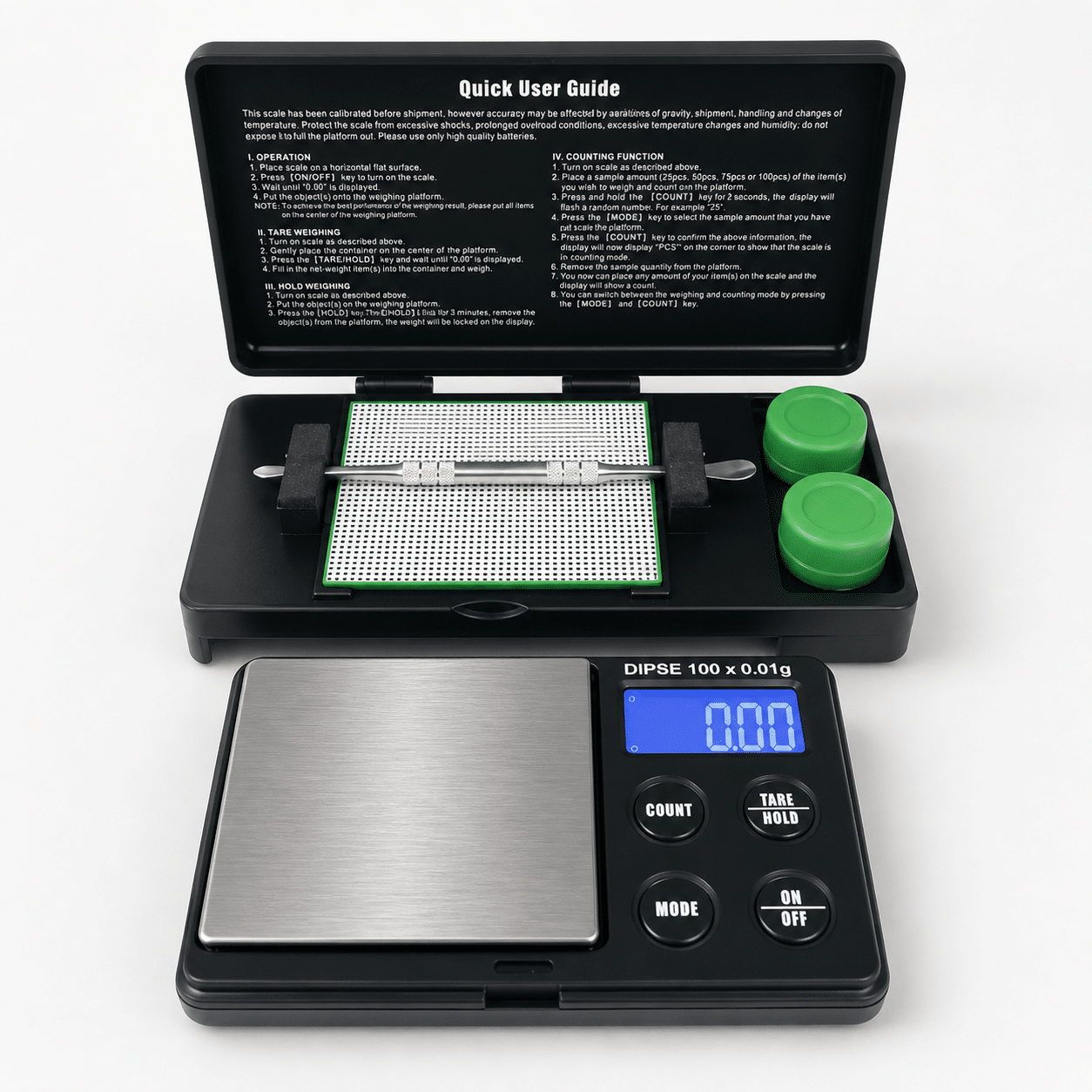 DIPSE Dab Scale – Digitalwaage 100g / 0,01g – Bild 2