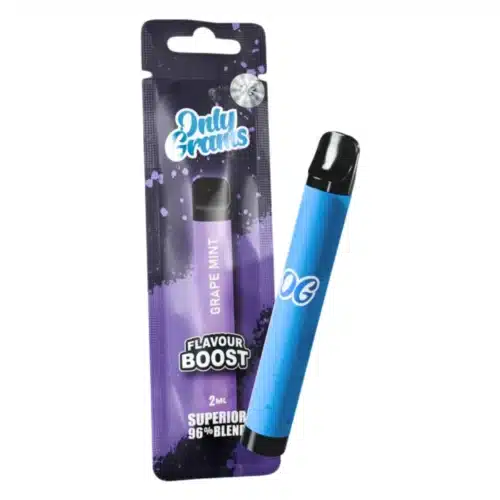 OnlyGrams Flavour Boost – Superior Blend Vape 2ml - Grape Mint