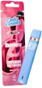 OnlyGrams Prime Superior 96% Vape - Raspberry (Sativa)