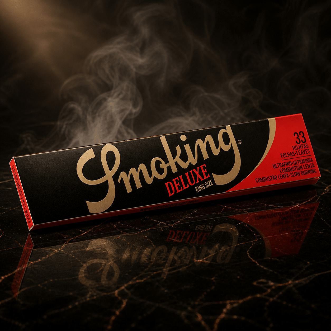 Smoking Deluxe King Size Papers + Tips