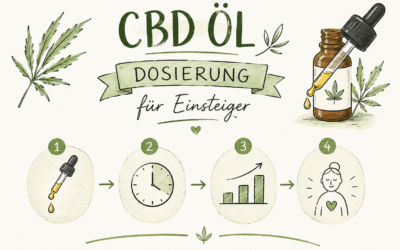 CBD Öl Dosierung für Einsteiger: der Step-Up-Plan