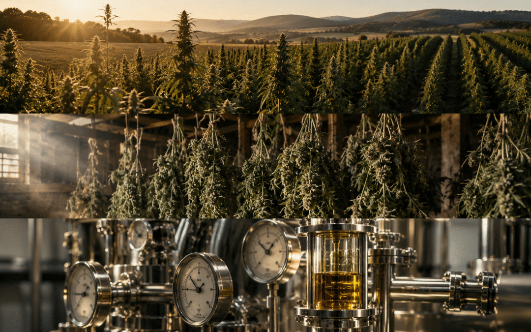 Wie wird CBD Öl hergestellt? Vom Hanf zum Produkt
