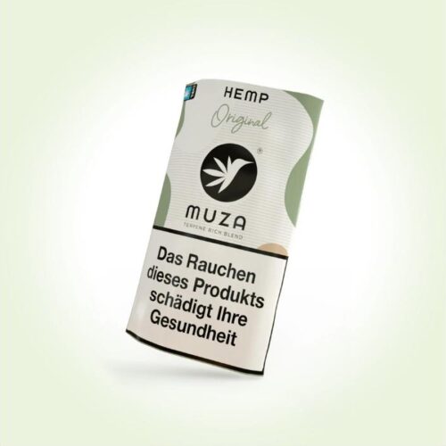 MUZA Hemp Original 10g Tabakersatz Packung, nikotinfrei auf Nutzhanf-Basis