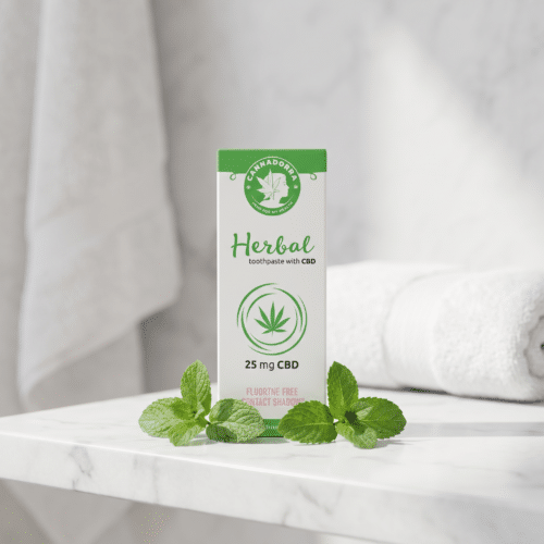 Cannadorra Kräuterzahnpasta mit 25 mg CBD