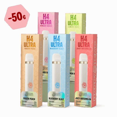 Happy Hemp H4 Ultra Vape Sorten
