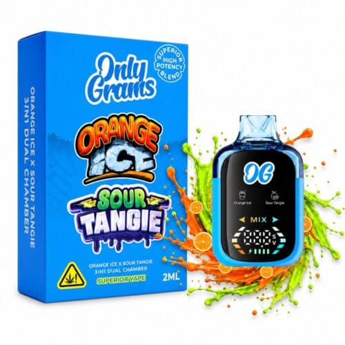 OnlyGrams Dual Chamber Vape Orange Ice x Sour Tangie